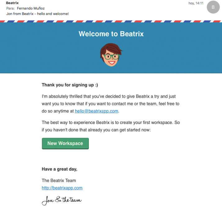 Cómo crear un Email de Bienvenida poderosamente efectivo